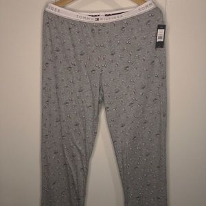 TOMMY HILFIGER GRAY BASIC LOGO PANT